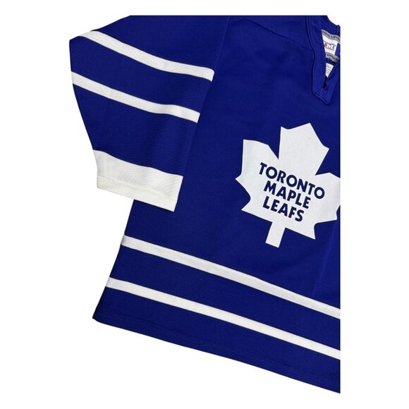 TORONTO MAPLE LEAFS NHL Vintage Y2K Blue CCM Hockey Jersey Youth L/XL - Picture 5 of 5